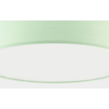 Iluminação de teto infantil RONDO KIDS 4xE27/15W/230V verde