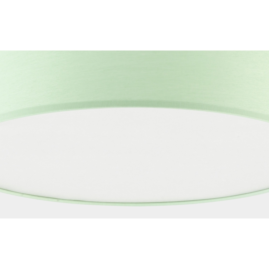 Iluminação de teto infantil RONDO KIDS 4xE27/15W/230V verde