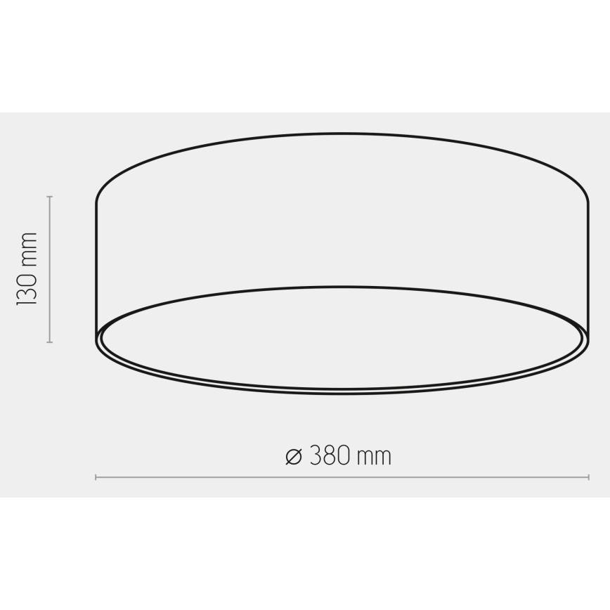 Iluminação de teto infantil RONDO KIDS 4xE27/15W/230V verde