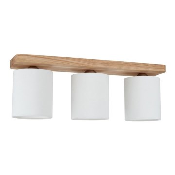 Iluminação de teto JENTA 3xE27/25W/230V carvalho