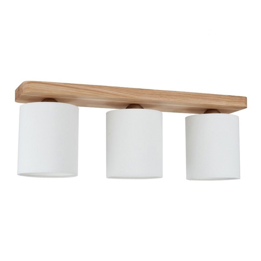 Iluminação de teto JENTA 3xE27/25W/230V carvalho