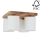 Iluminação de teto JENTA 4xE27/25W/230V carvalho mate - certificado por FSC