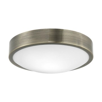Iluminação de teto JONAS 1xE27/60W/230V diâmetro 26 cm pátina