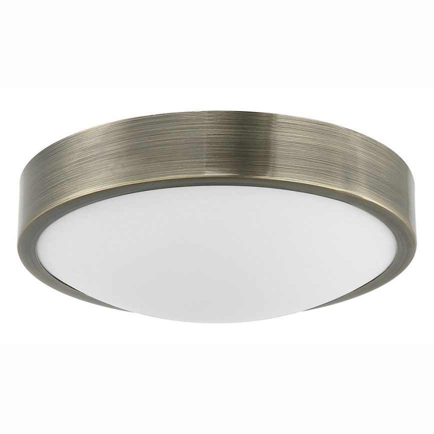 Iluminação de teto JONAS 1xE27/60W/230V diâmetro 26 cm pátina