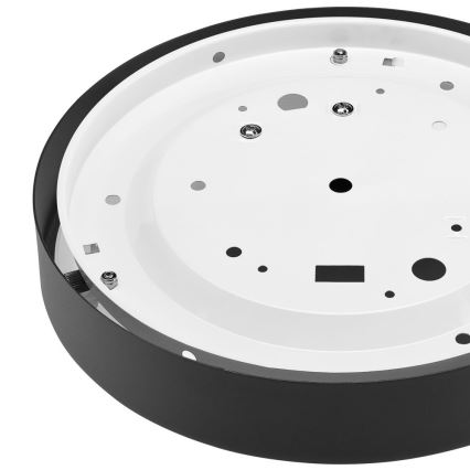 Iluminação de teto JONAS 1xE27/60W/230V diâmetro 26 cm preto