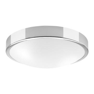 Iluminação de teto JONAS 2xE27/60W/230V diâmetro 36 cm cromado brilhante