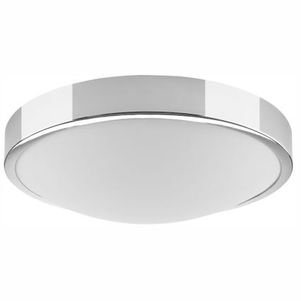 Iluminação de teto JONAS 2xE27/60W/230V diâmetro 36 cm cromado brilhante