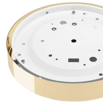 Iluminação de teto JONAS 2xE27/60W/230V diâmetro 36 cm dourado