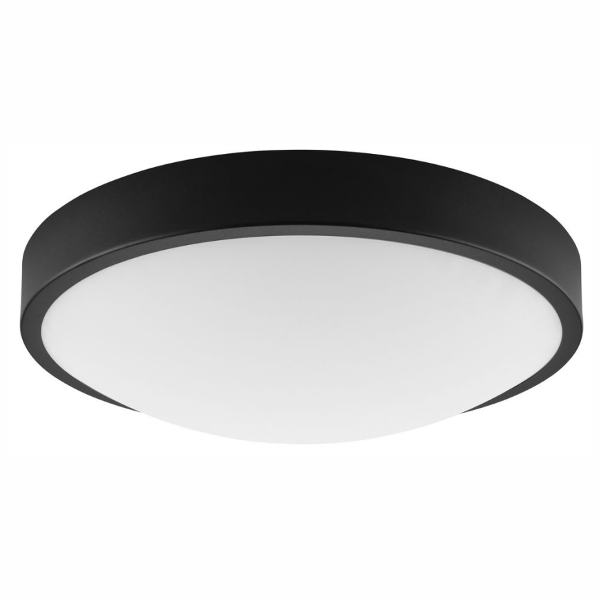 Iluminação de teto JONAS 2xE27/60W/230V diâmetro 36 cm preto