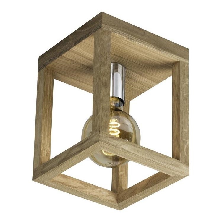 Iluminação de teto KAGO 1xE27/60W/230V carvalho mate