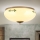 Iluminação de teto LANDHAUS 2xE27/60W/230V diâmetro 28 cm bronze/bege