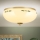 Iluminação de teto LANDHAUS 3xE27/60W/230V diâmetro 35 cm latão/bege