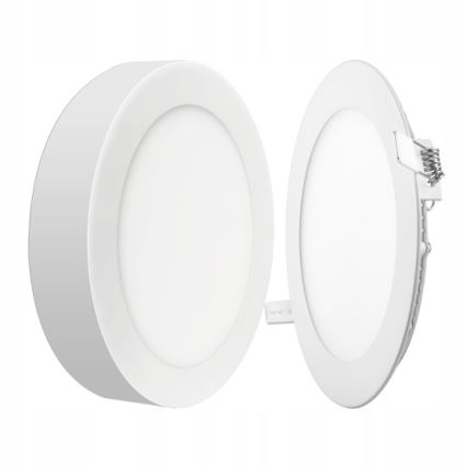 Iluminação de teto LED 2em1 LED/18W/230V 4500K diâmetro 22,6 cm branco