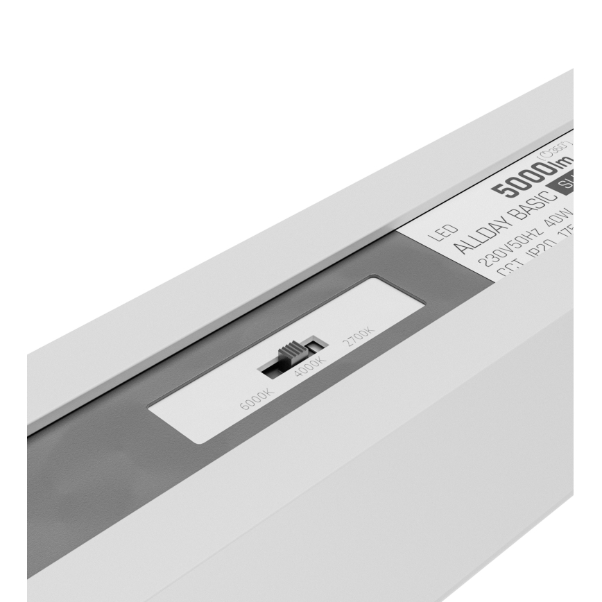 Iluminação de teto LED ALLDAY BASIC LED/40W/230V 2700/4000/6000K branco