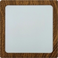Iluminação de teto LED BLOCK LED/12W/230V 4200K 16,3x16,3 cm castanho