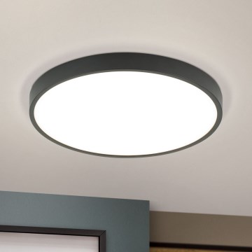 Iluminação de teto LED BULLY LED/28W/230V diâmetro 28 cm preto