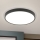 Iluminação de teto LED BULLY LED/28W/230V diâmetro 28 cm preto