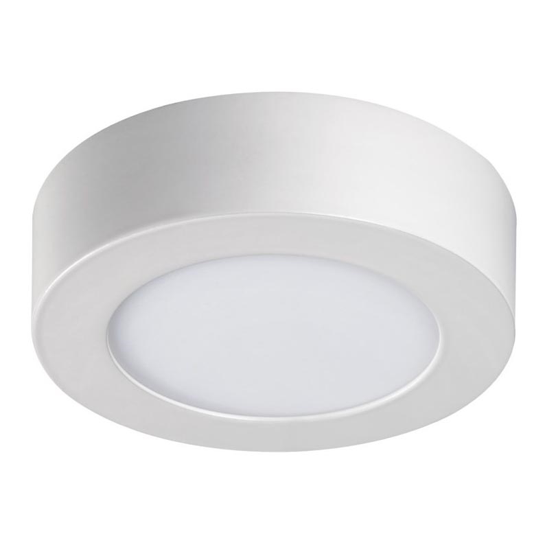 Iluminação de teto LED CARSA LED/6W/230V 4000K branca d. 11,9 cm