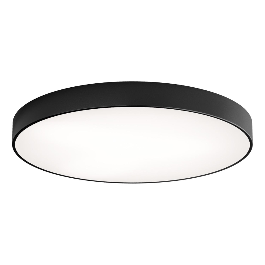 Iluminação de teto LED CLEO LED/96W/230V 3000K diâmetro 80 cm preto
