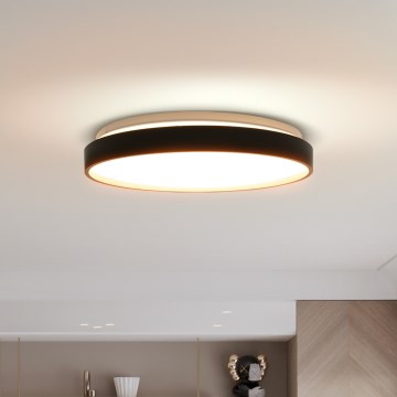 Iluminação de teto LED com regulação CALA LED/48W/230V 3000-6500K preto/dourado + comando