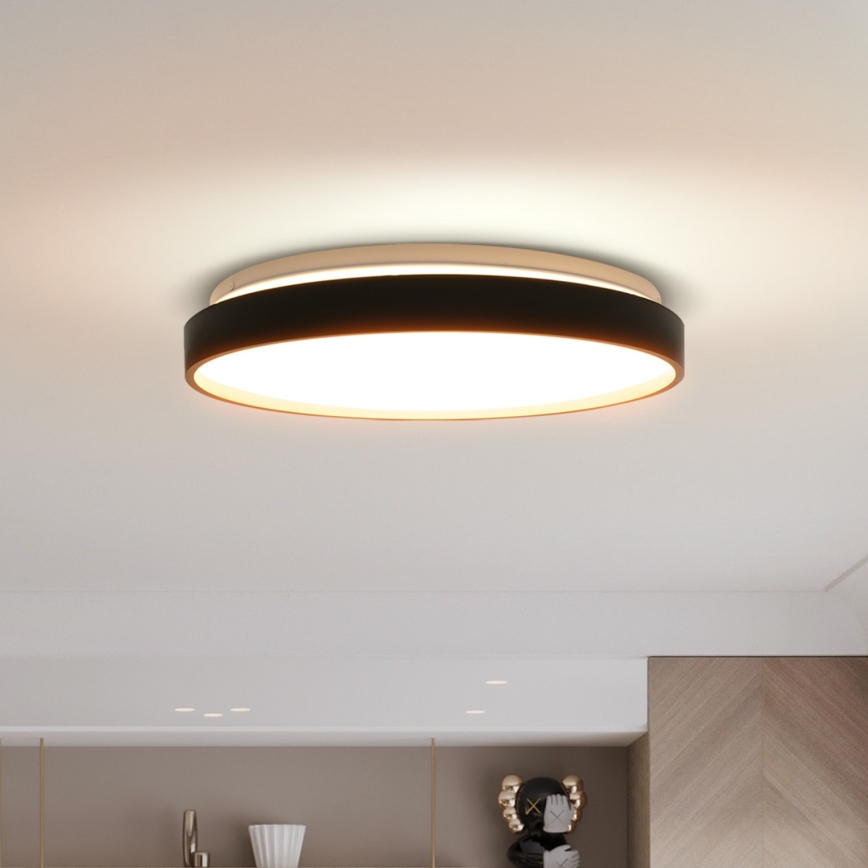 Iluminação de teto LED com regulação CALA LED/48W/230V 3000-6500K preto/dourado + comando