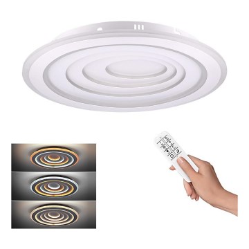 Iluminação de teto LED com regulação CASCADE LED/111W/230V 3000-6500K + controlo remoto