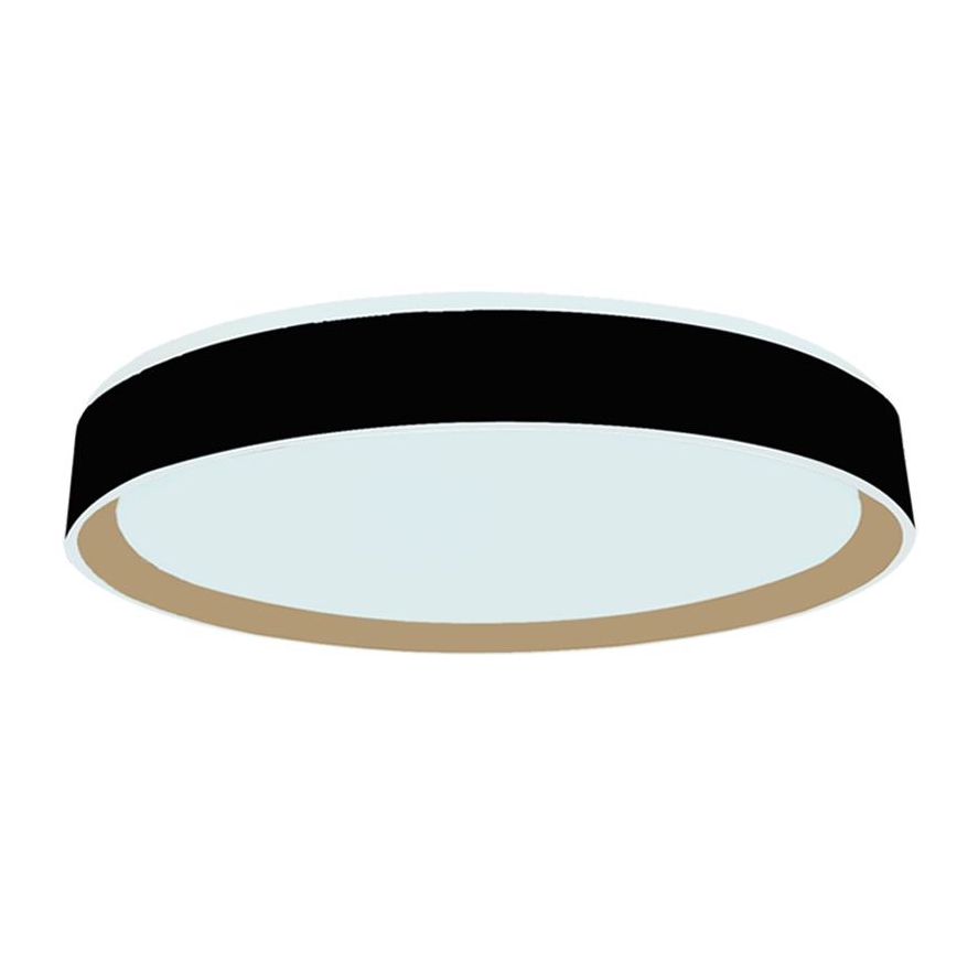 Iluminação de teto LED com regulação com controlo por voz OPAL LED/48W/230V 2700-6500K preto + comando
