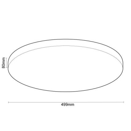 Iluminação de teto LED com regulação com controlo por voz OPAL LED/48W/230V 2700-6500K branco + comando