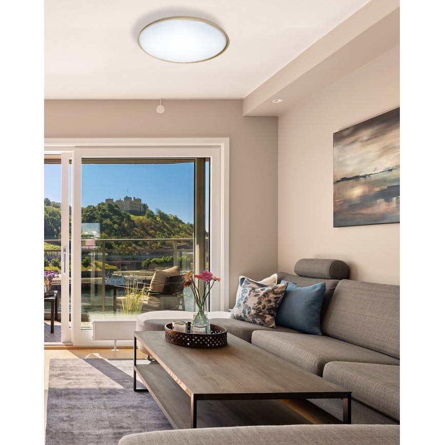 Iluminação de teto LED com regulação DRINA LED/36W/230V 2700-6500K diâmetro 50 cm + comando