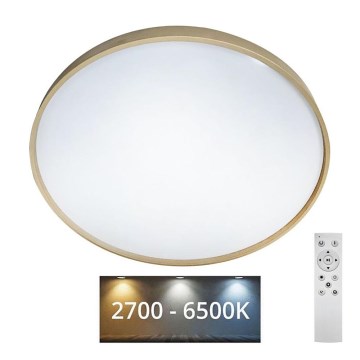 Iluminação de teto LED com regulação DRINA LED/36W/230V 2700-6500K diâmetro 50 cm + comando