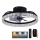Iluminação de teto LED com regulação e ventoinha LED/35W/230V 3000-6500K preto + comando