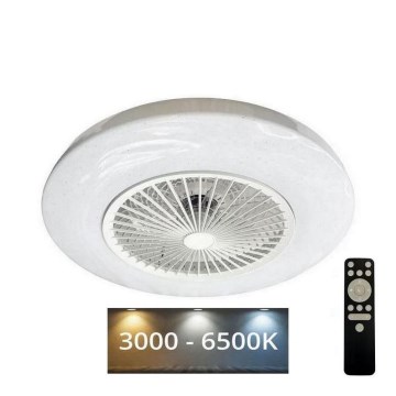 Iluminação de teto LED com regulação e ventoinha OPAL LED/72W/230V 3000-6500K + comando