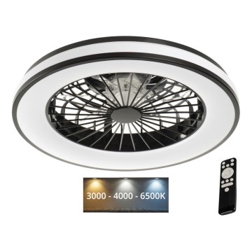 Iluminação de teto LED com regulação e ventoinha PLAVE LED/48W/230V 3000/4000/6500K + comando