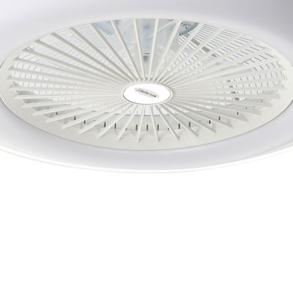 Iluminação de teto LED com regulação e ventoinha ZONDA LED/48W/230V 3000-6000K branco + controlo remoto