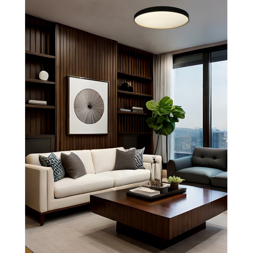 Iluminação de teto LED com regulação EBRO LED/36W/230V 2700-6500K diâmetro 50 cm + comando