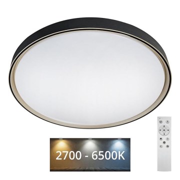 Iluminação de teto LED com regulação EBRO LED/36W/230V 2700-6500K diâmetro 50 cm + comando