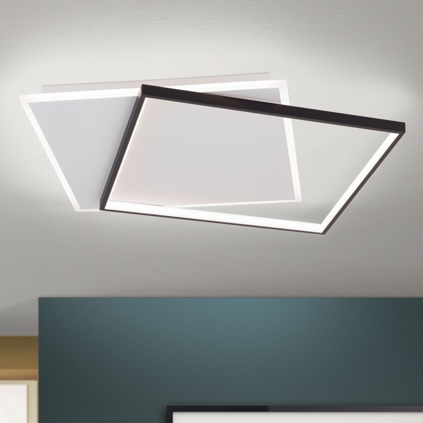 Iluminação de teto LED com regulação EMANUEL LED/50W/230V branco/preto