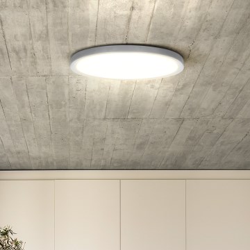 Iluminação de teto LED com regulação ESTELA LED/36W/230V diâmetro 30 cm branco + comando