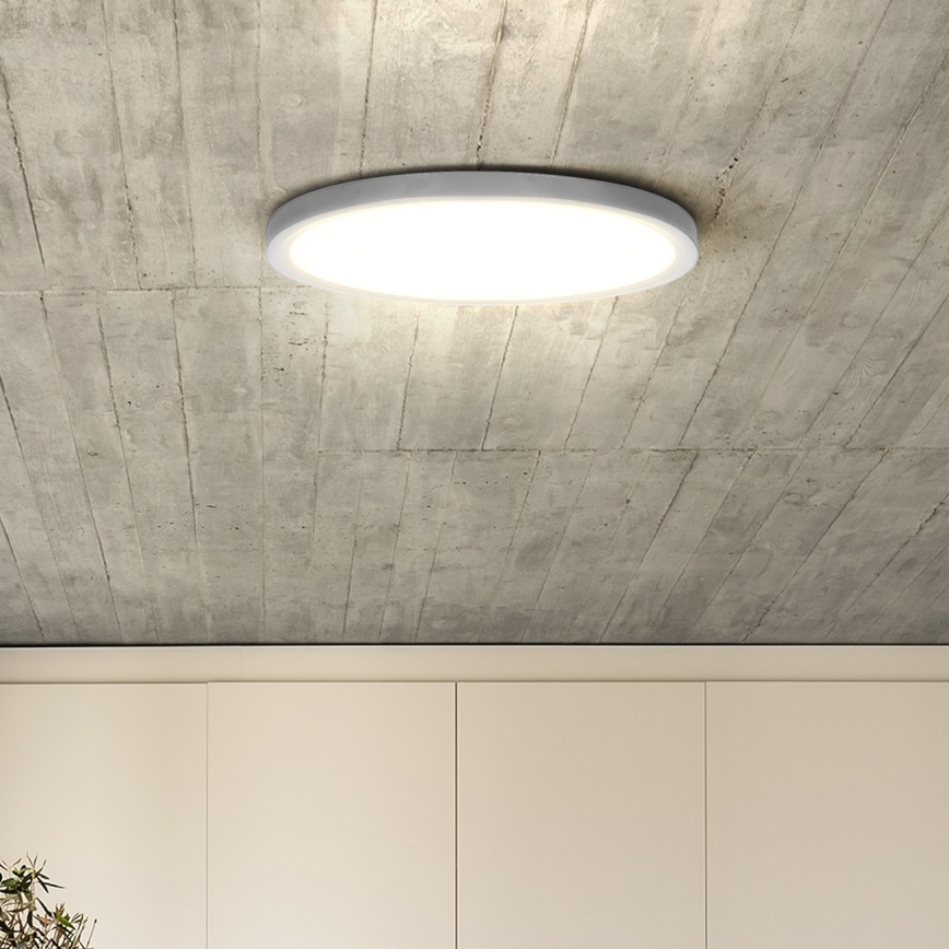 Iluminação de teto LED com regulação ESTELA LED/36W/230V diâmetro 30 cm branco + comando
