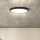 Iluminação de teto LED com regulação ESTELA LED/36W/230V diâmetro 30 cm preto + comando