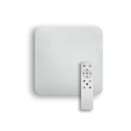 Iluminação de teto LED com regulação FLORA LED/60W/230V 2700-6500K 53x53 cm + comando