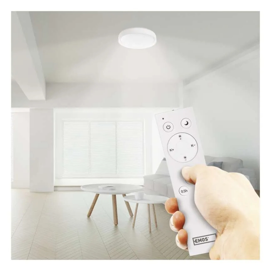 Iluminação de teto LED com regulação GoSmart LED/45W/230V diâmetro 50 cm 2700-6500K Wi-Fi Tuya + comando
