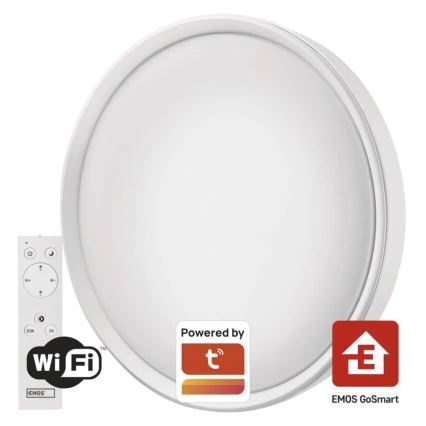 Iluminação de teto LED com regulação GoSmart LED/45W/230V diâmetro 50 cm 2700-6500K Wi-Fi Tuya + comando