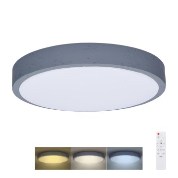 Iluminação de teto LED com regulação GREY LED/60W/230V 3000-6500K cinzento diâmetro 49 cm + comando