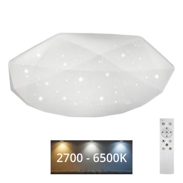 Iluminação de teto LED com regulação INDUS LED/60W/230V 2700-6500K diâmetro 58 cm + comando