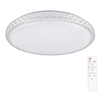 Iluminação de teto LED com regulação IRINA LED/48W/230V com controlo remoto
