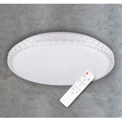 Iluminação de teto LED com regulação IRINA LED/48W/230V com controlo remoto