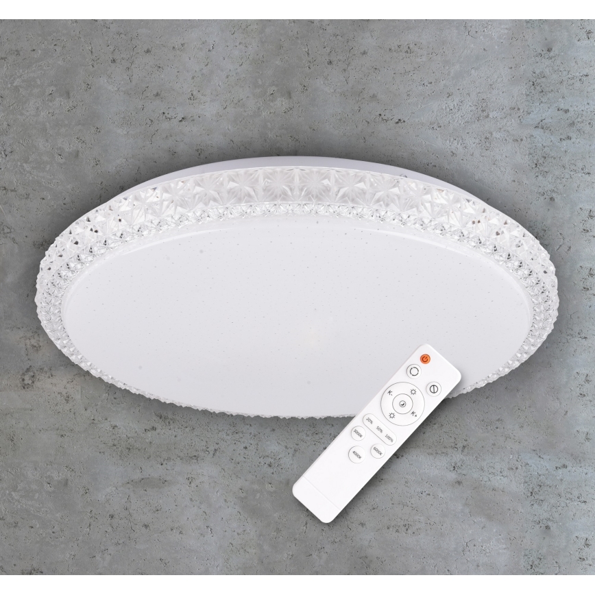 Iluminação de teto LED com regulação IRINA LED/48W/230V com controlo remoto