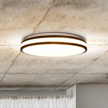 Iluminação de teto LED com regulação LASKOS LED/48W/230V 3000-6500K preto + comando