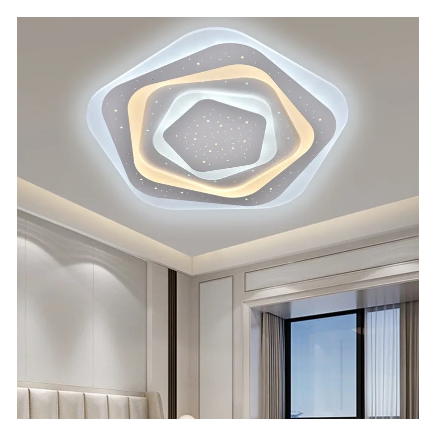 Iluminação de teto LED com regulação LED/105W/230V 3000-6500K + controlo remoto